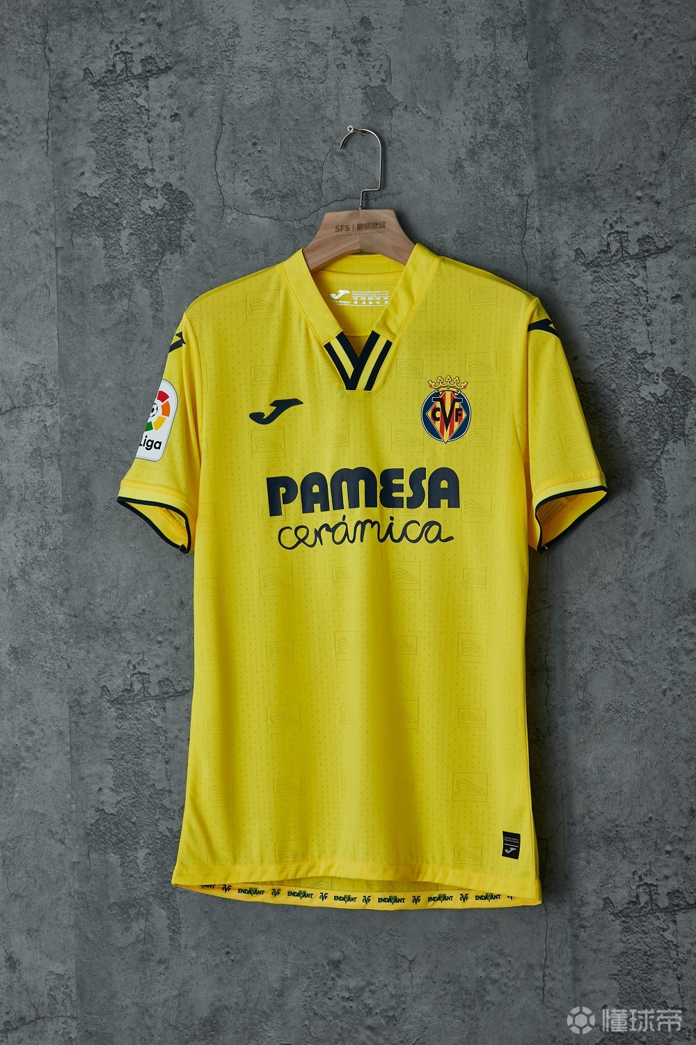 黄潜来袭2122赛季比利亚雷亚尔主场球衣经典