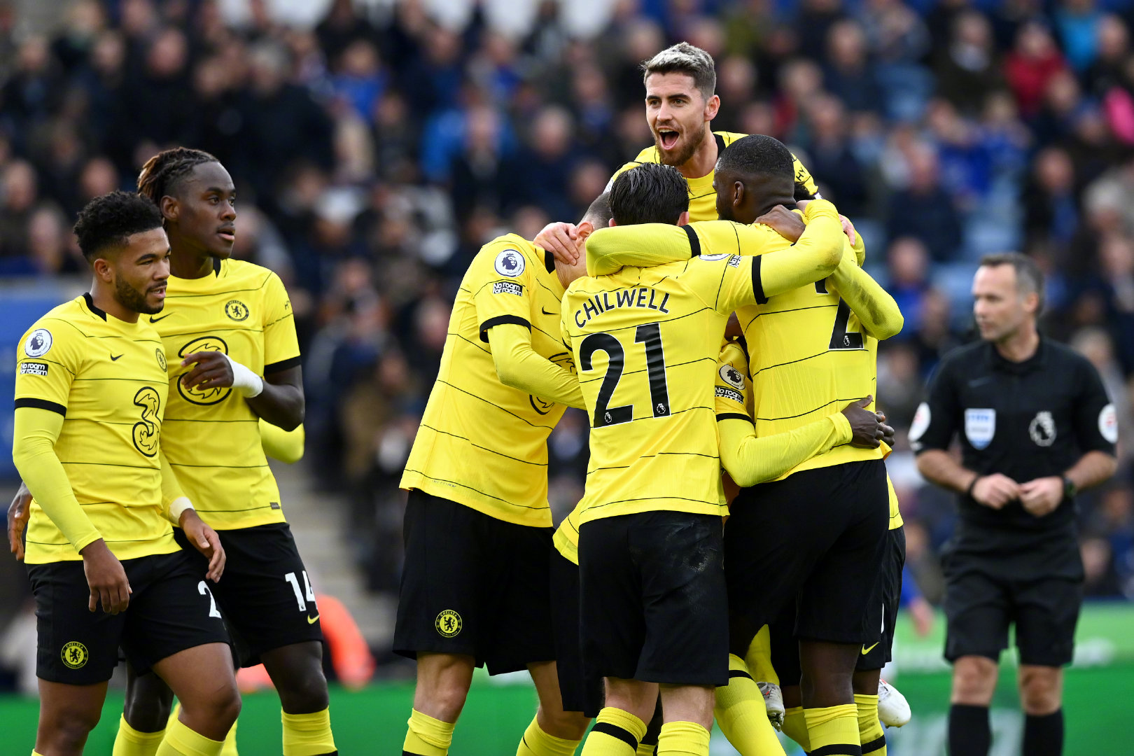 伦敦荣耀,黄色警报—切尔西21/22赛季客场球迷版球衣