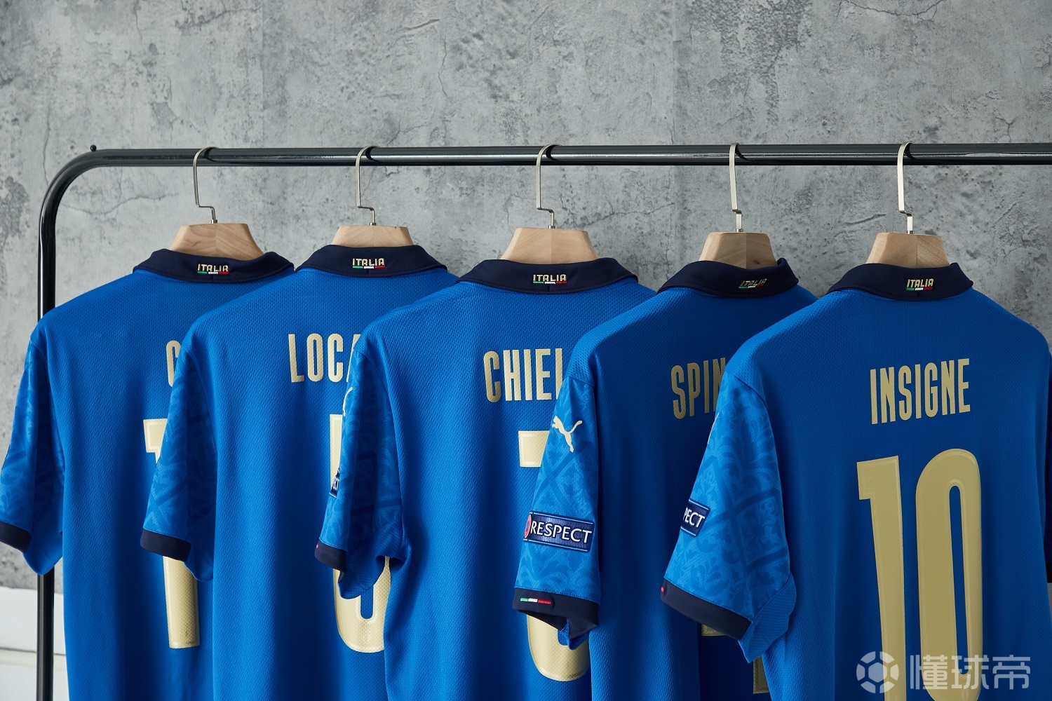 球衣赏析2020欧洲杯意大利冠军球衣蓝色意