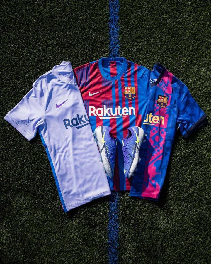 如果巴萨更换了他们球衣的胸前广告大家觉得颜值如