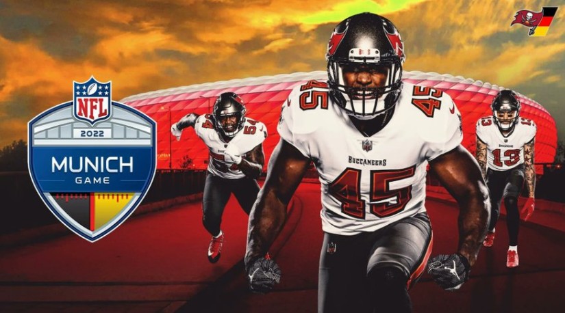 坎帕湾海盗将作为拜仁主场安联球场本年度第一场nfl橄榄球赛事的主队