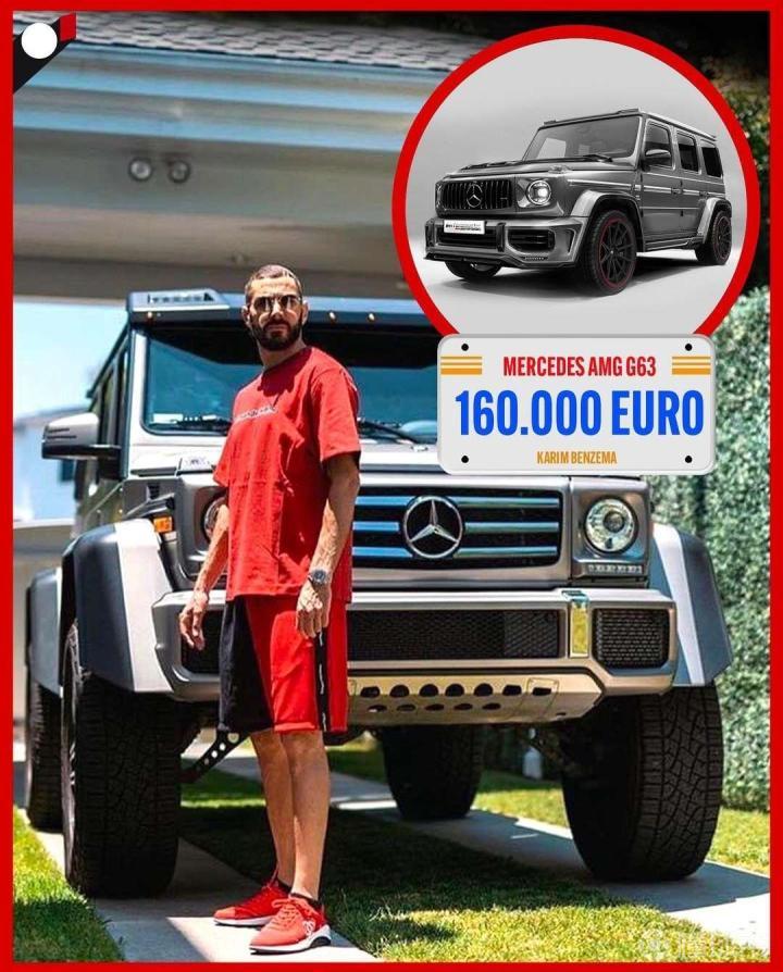 本泽马豪车一览