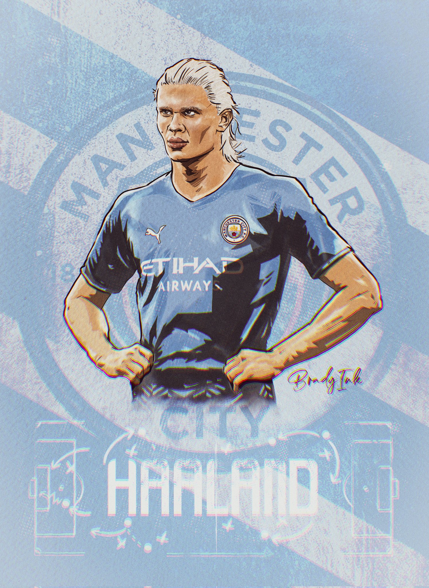 曼城下赛季新人前锋哈兰德图片大全流量警告