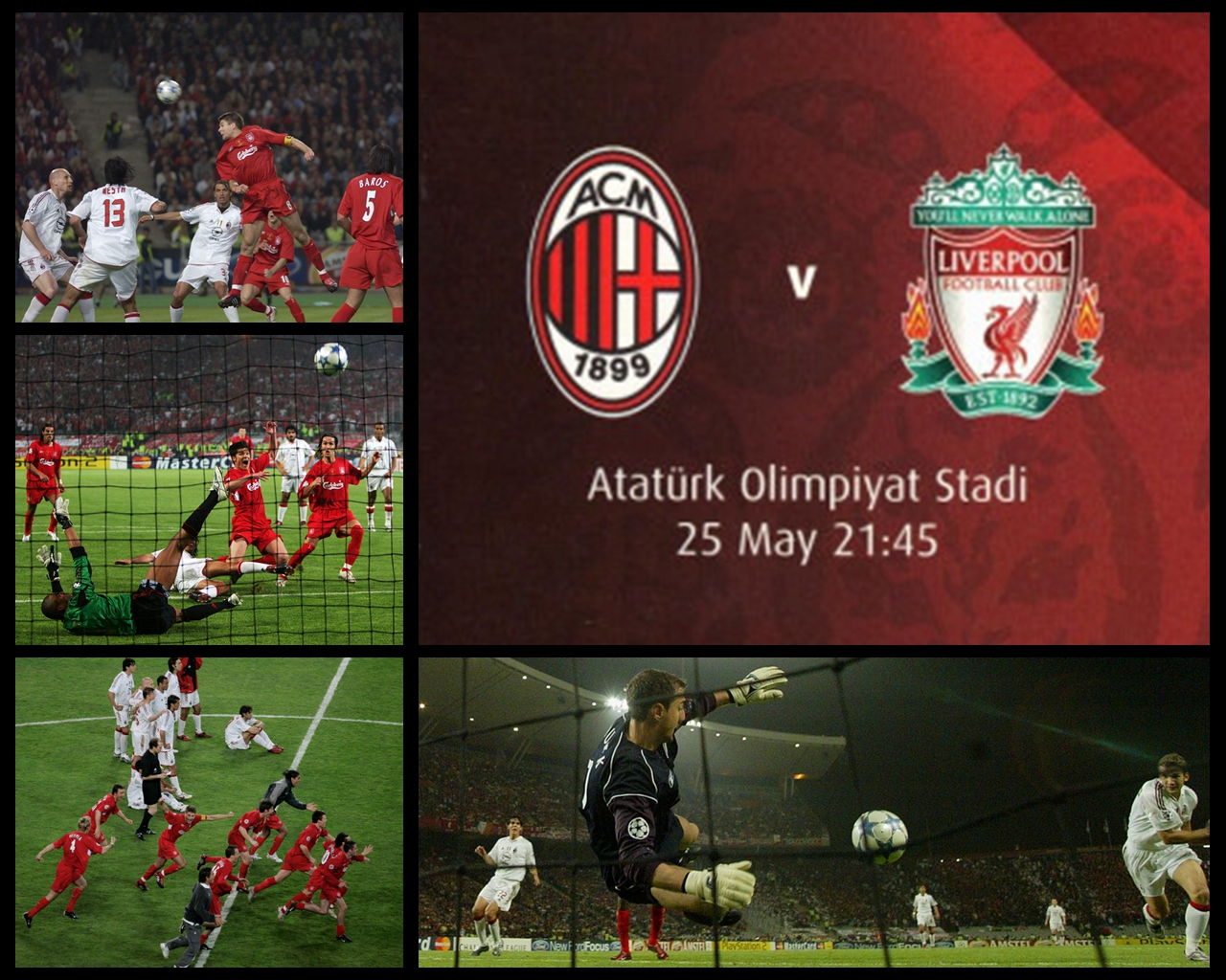 足历525欧冠决赛利物浦逆转米兰上演伊斯坦布尔奇迹