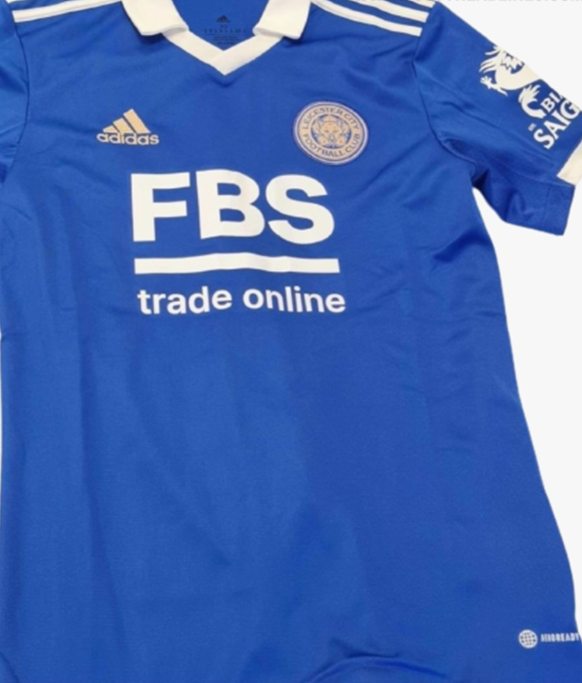 莱斯特城2022-23赛季主场球衣.|莱斯特城|阿迪达斯|懂球帝