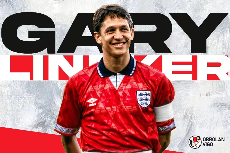 英格兰球星莱因克尔现在被新一代球迷熟知为"梅花领袖".