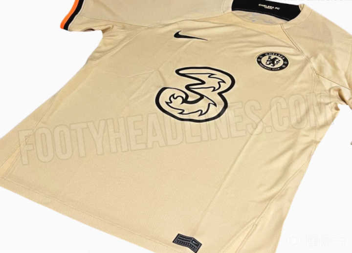 切尔西202223赛季第三球衣实物图曝光